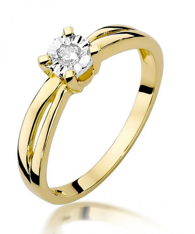 Inel Bonore - Aur 585 - Diamant 0,08 ct 84132