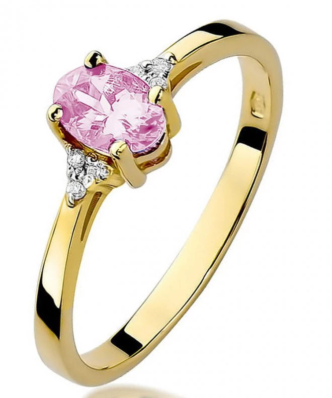 Inel Bonore - Aur 585 - Topaz Roz 0,5 ct 101696