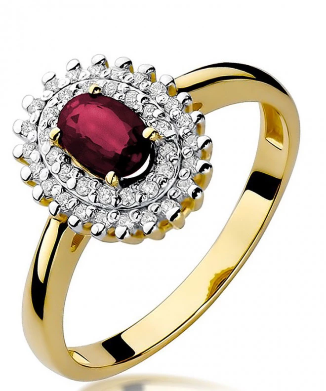 Inel Bonore - Aur 585 - Rubin 0,6 ct 95447