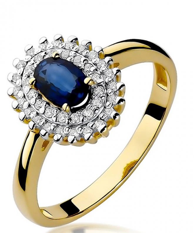 Inel Bonore - Aur 585 - Safir 0,7 ct 97492