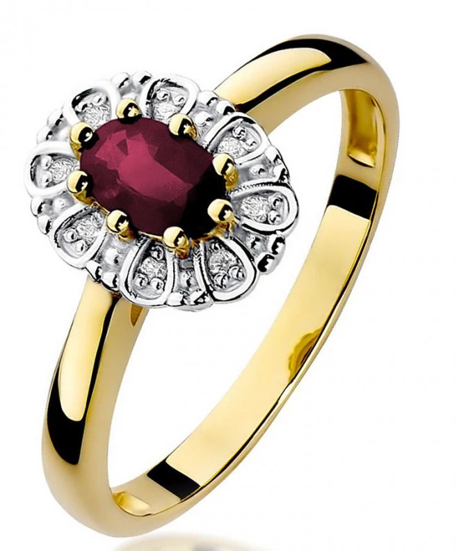 Inel Bonore - Aur 585 - Rubin 0,6 ct 95448