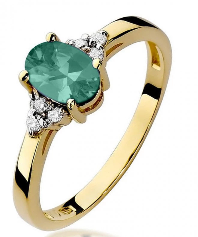 Inel Bonore - Aur 585 - Smarald 0,8 ct 98537