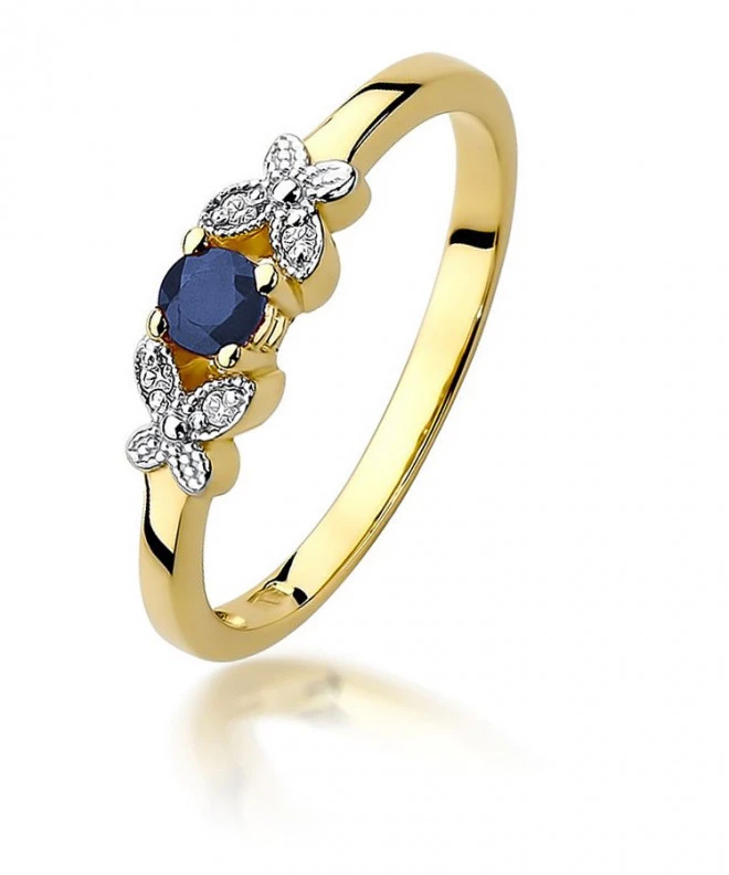Inel Bonore - Aur 585 - Safir 0,15 ct 97508