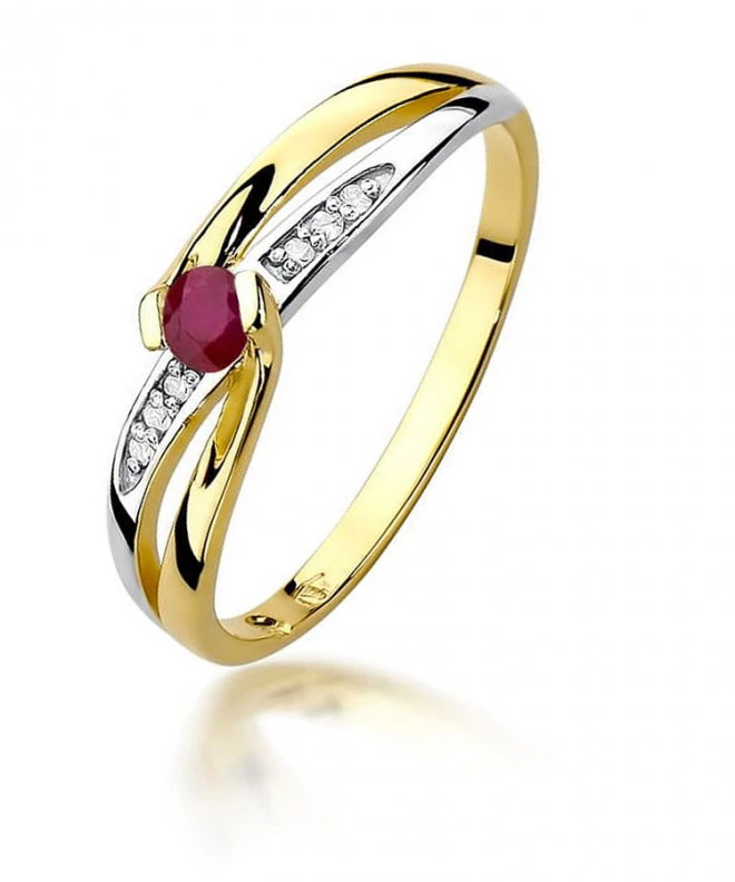 Inel Bonore - Aur 585 - Rubin 0,15 ct 96448