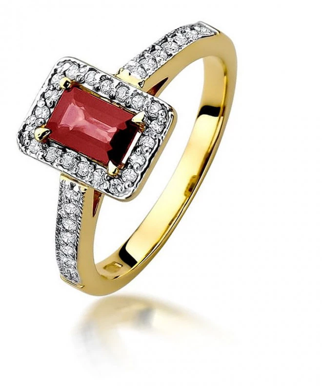 Inel Bonore - Aur 585 - Rubin 0,8 ct 96449