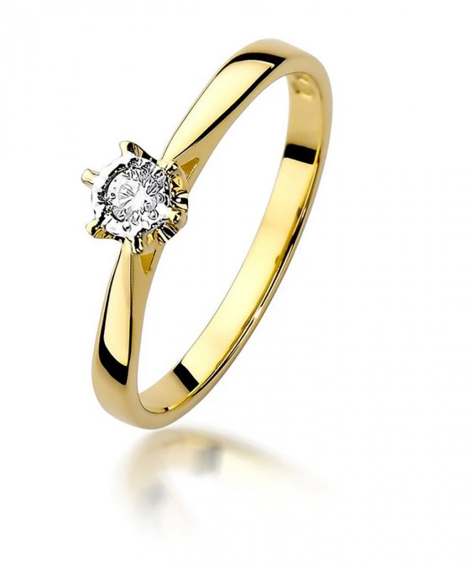 Inel Bonore - Aur 585 - Diamant 0,05 ct 81066
