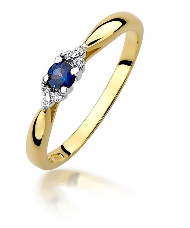 Inel Bonore - Aur 585 - Safir 0,15 ct 97510