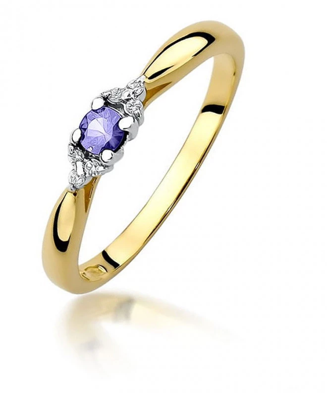 Inel Bonore - Aur 585 - Tanzanit 0,15 ct 100648