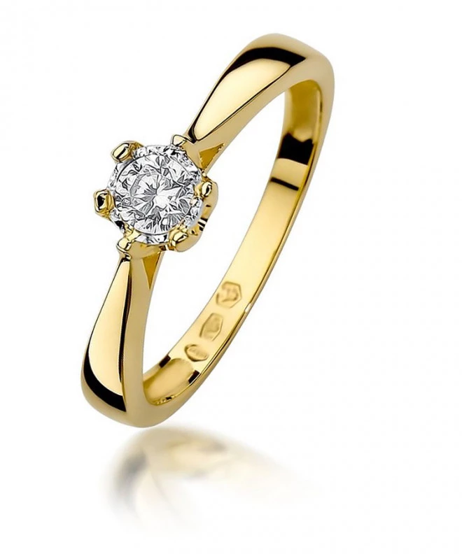 Inel Bonore - Aur 585 - Diamant 0,2 ct 87204
