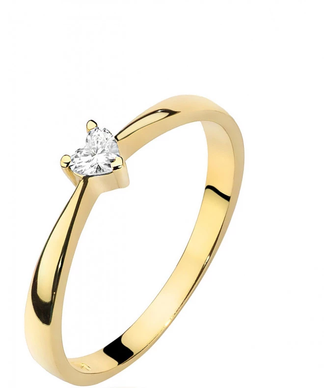 Inel Bonore - Aur 585 - Diamant 0,1 ct 84145