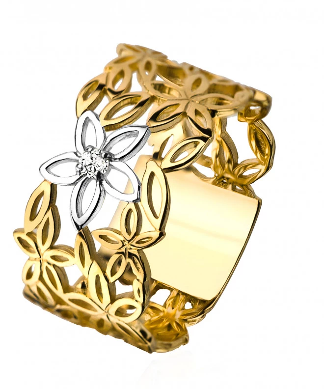 Inel Bonore - Aur 585 - Cubic Zirconia 137179