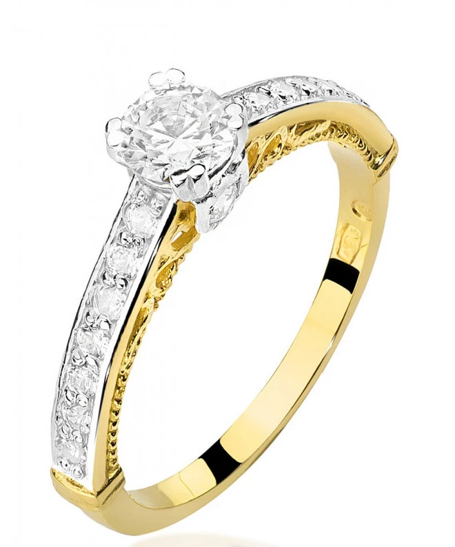 Inel Bonore - Aur 585 - Diamant 0,3 ct 91327