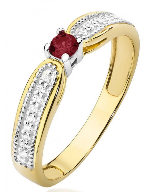 Inel Bonore - Aur 585 - Rubin 0,15 ct 96451