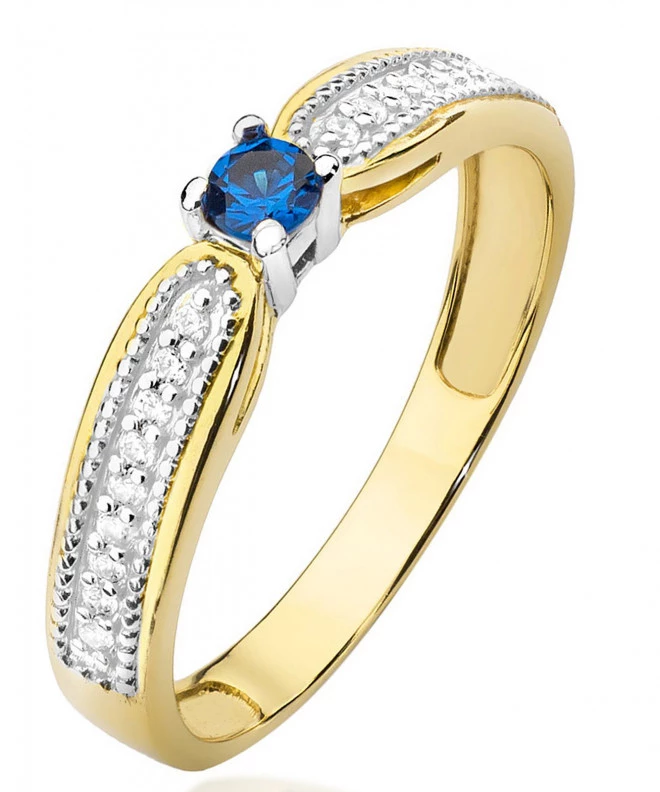 Inel Bonore - Aur 585 - Safir 0,15 ct 97511