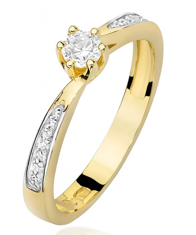 Inel Bonore - Aur 585 - Diamant 0,15 ct 87209