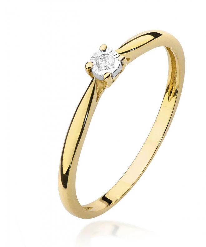 Inel Bonore - Aur 585 - Diamant 0,01 ct 81067