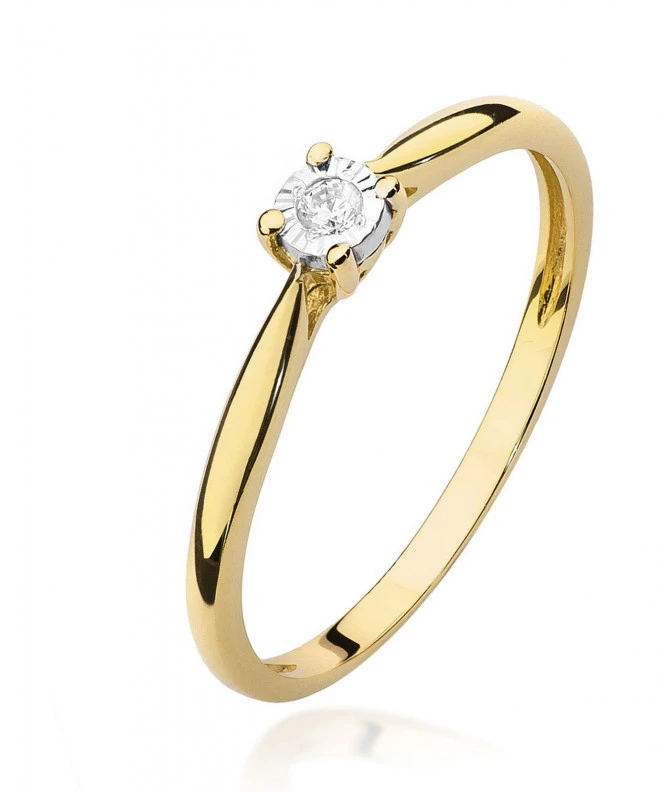 Inel Bonore - Aur 585 - Diamant 0,03 ct 81068