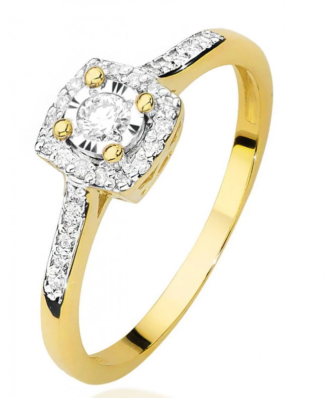 Inel Bonore - Aur 585 - Diamant 0,08 ct 88244