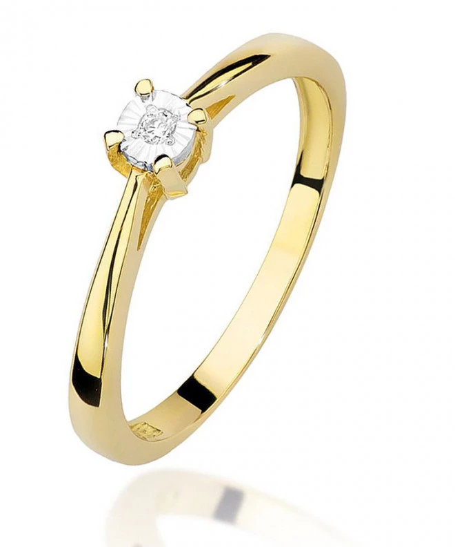 Inel Bonore - Aur 585 - Diamant 0,02 ct 82057