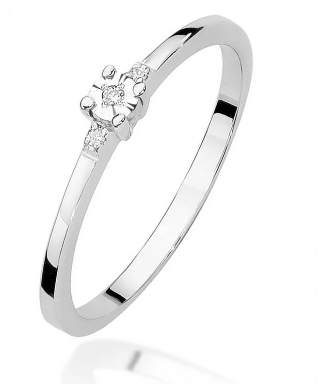 Inel Bonore - Aur Alb 585 - Diamant 0,0086 ct 107837