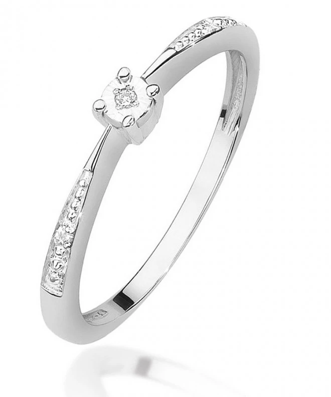 Inel Bonore - Aur Alb 585 - Diamant 0,0086 ct 107838