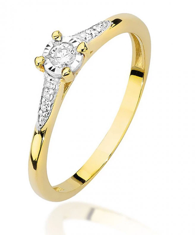 Inel Bonore - Aur 585 - Diamant 0,08 ct 86183