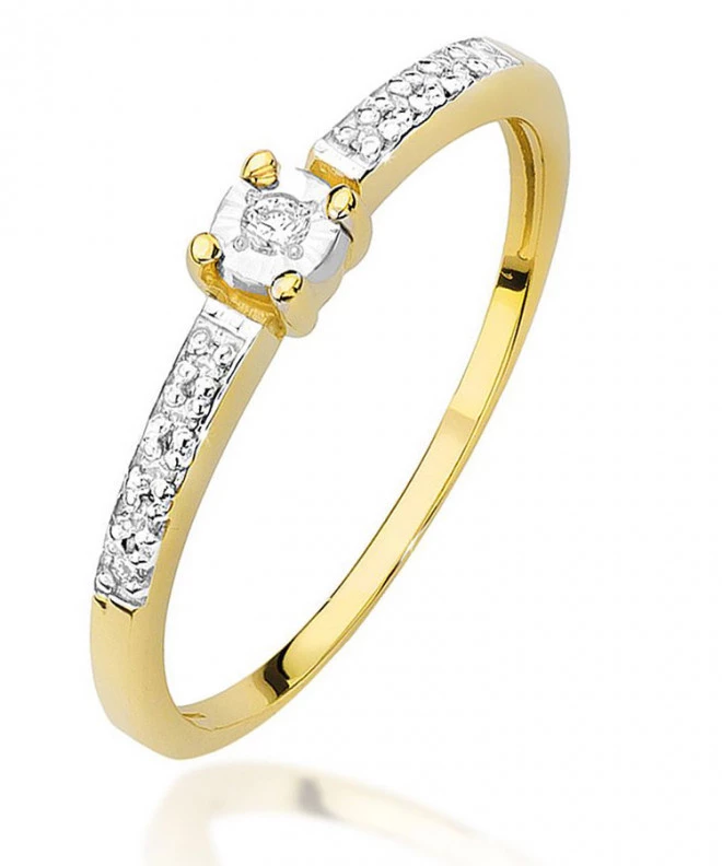 Inel Bonore - Aur 585 - Diamant 0,02 ct 84148
