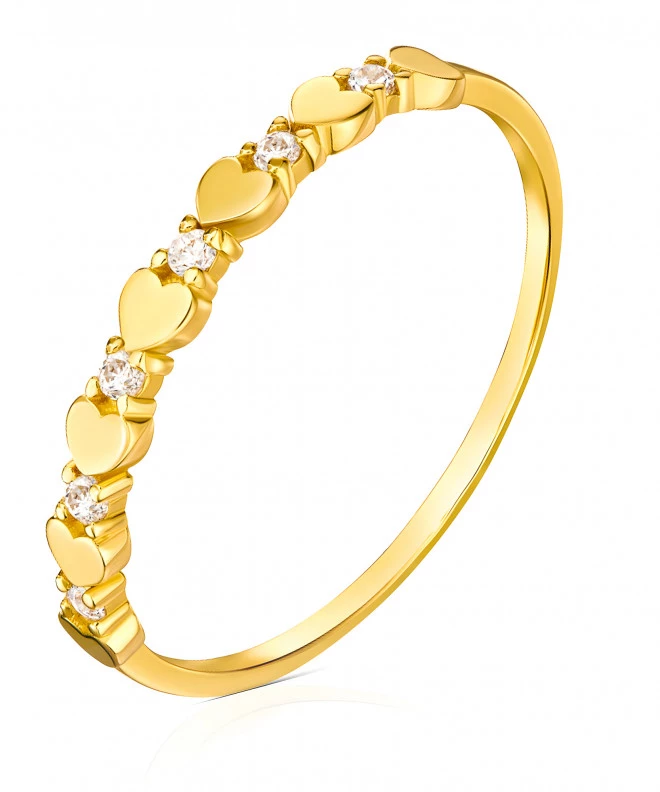 Inel Bonore - Aur 585 - Cubic Zirconia 135185