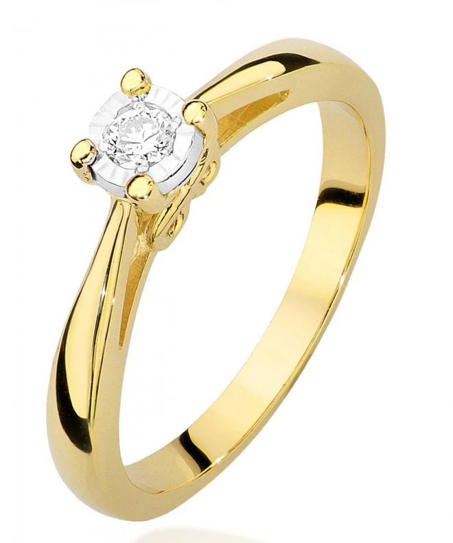 Inel Bonore - Aur 585 - Diamant 0,08 ct 85140