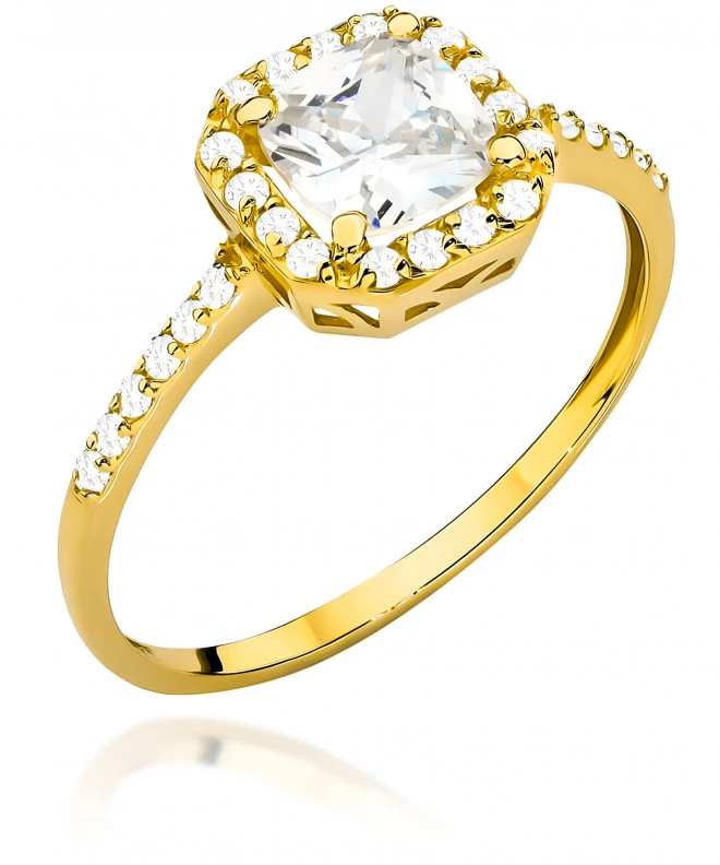 Inel Bonore - Aur 585 - Cubic Zirconia 140087