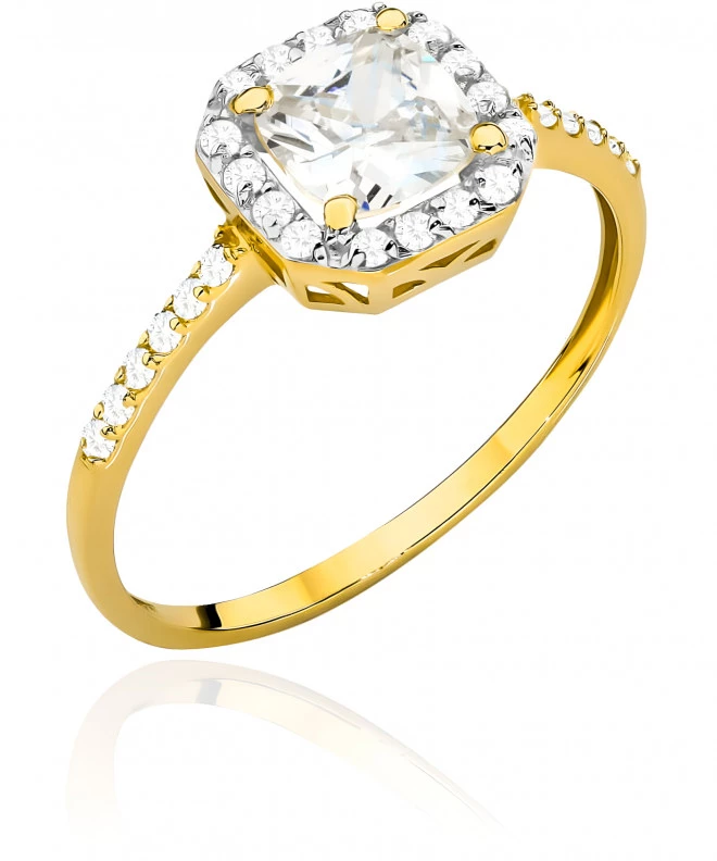 Inel Bonore - Aur 585 - Cubic Zirconia 140088