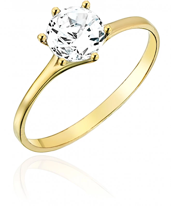 Inel Bonore - Aur 585 - Cubic Zirconia 140091