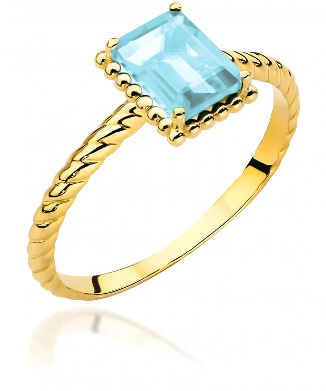 Inel Bonore - Aur 585 - Topaz 145420