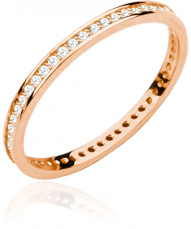 Inel Bonore - Aur 585 - Cubic Zirconia 139075