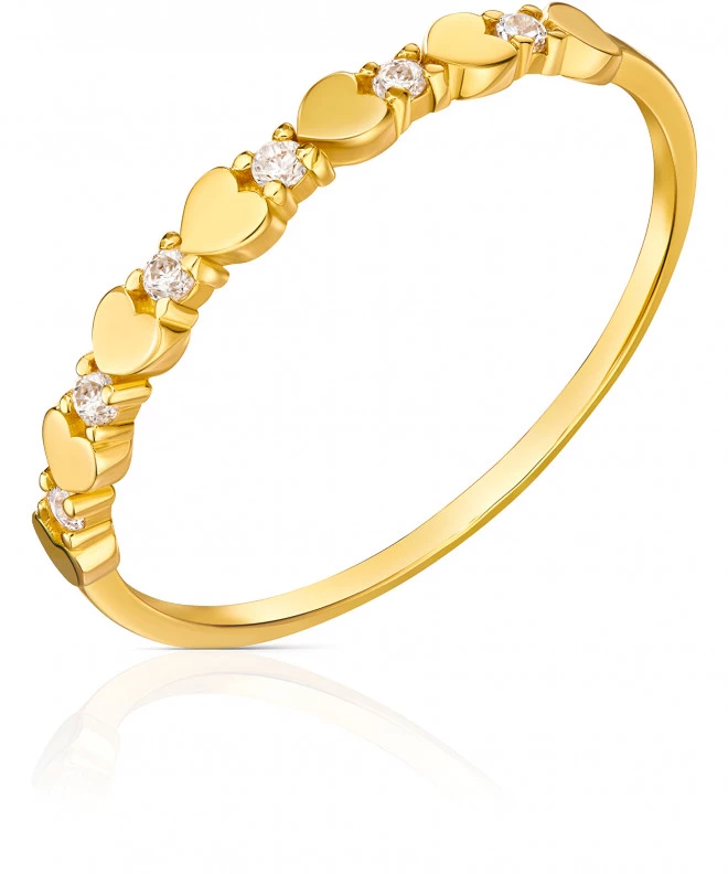 Inel Bonore - Aur 585 - Cubic Zirconia 139077