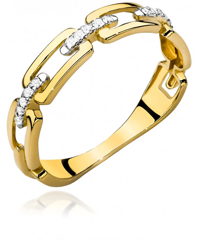 Inel Bonore - Aur 585 - Cubic Zirconia 139078