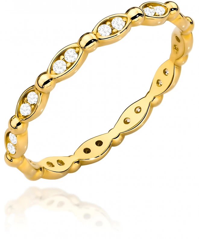 Inel Bonore - Aur 585 - Cubic Zirconia 140079