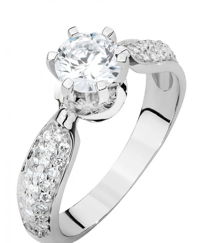 Inel Bonore - Aur Alb 585 - Diamant 0,7 ct 118287