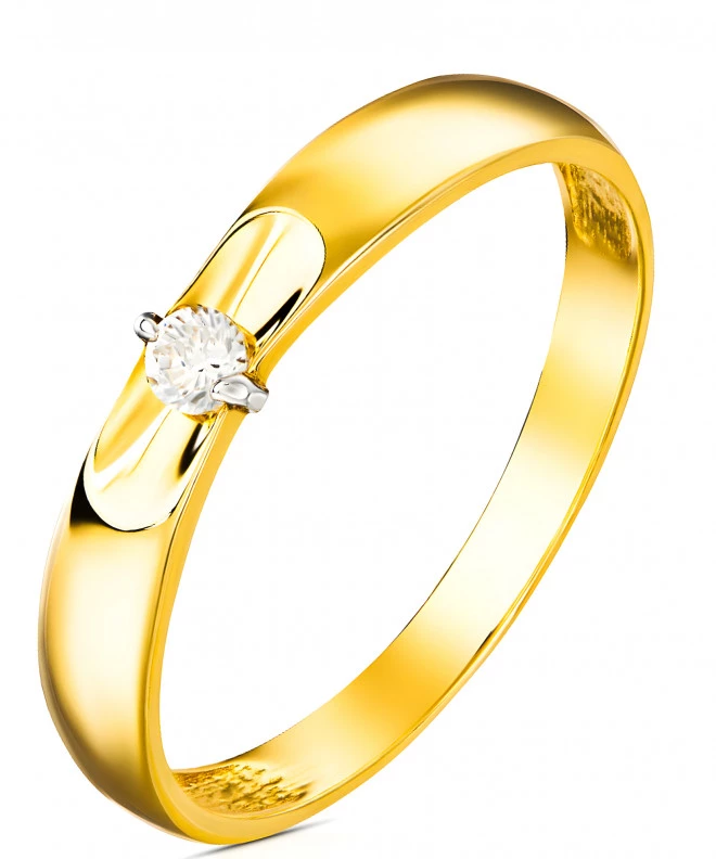 Inel Bonore - Aur 585 - Cubic Zirconia 135190