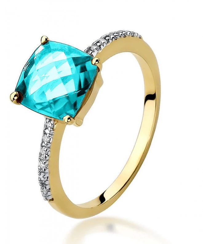 Inel Bonore - Aur 585 - Topaz 2 ct 101705