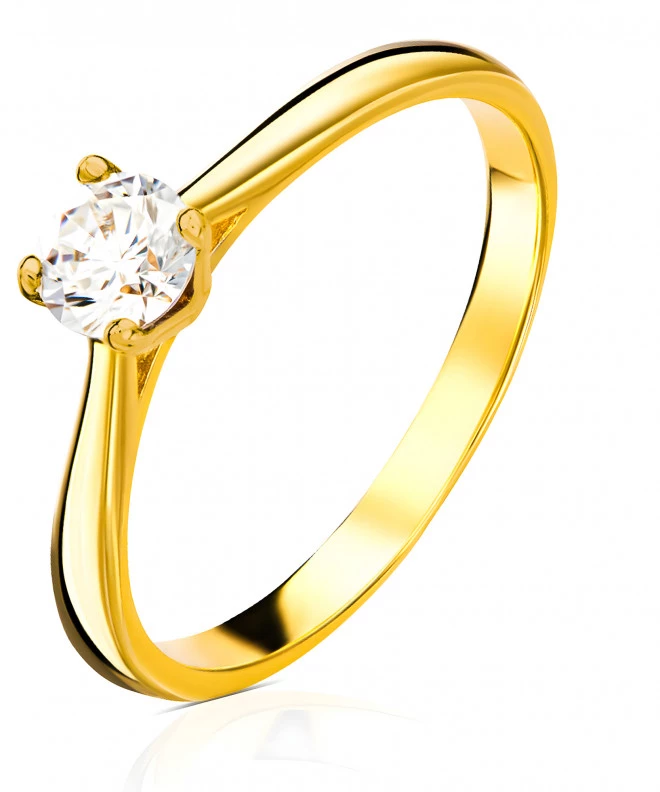 Inel Bonore - Aur 585 - Cubic Zirconia 135197
