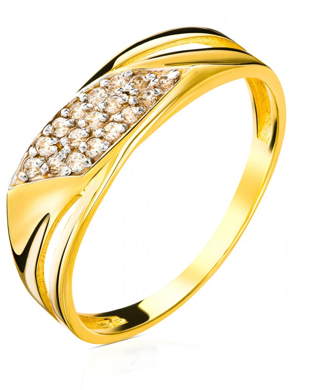 Inel Bonore - Aur 585 - Cubic Zirconia 135198
