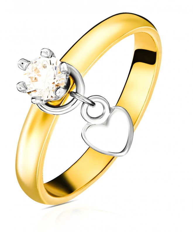 Inel Bonore - Aur 585 - Cubic Zirconia 135192