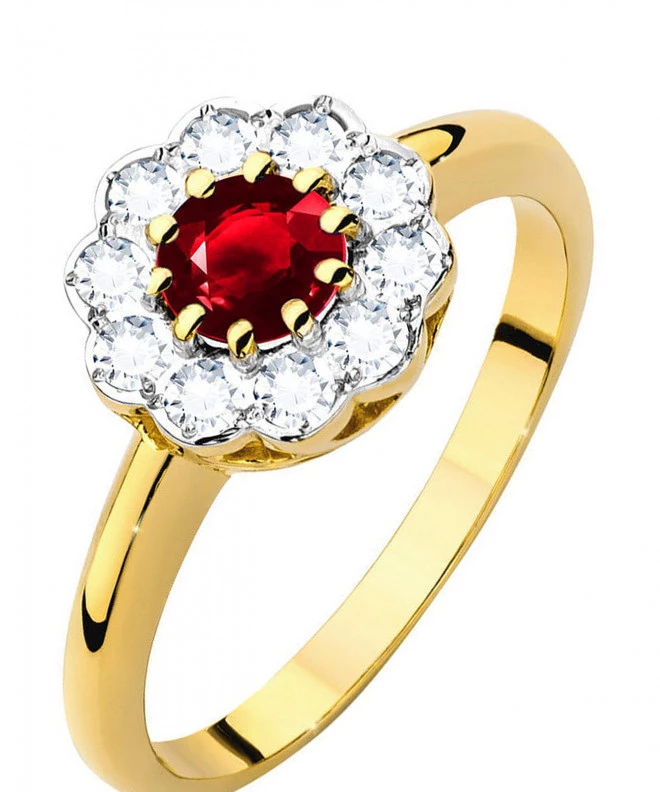 Inel Bonore - Aur 585 - Rubin 0,6 ct 96454