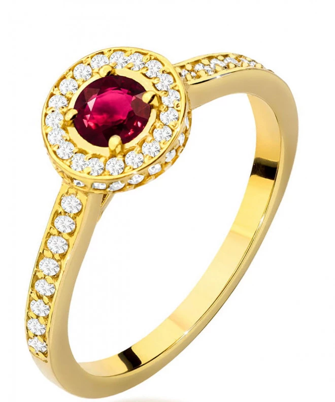 Inel Bonore - Aur 585 - Rubin 0,35 ct 96458