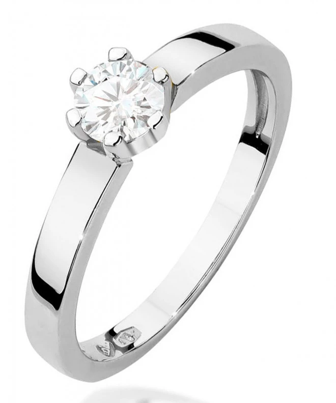 Inel Bonore - Aur Alb 585 - Diamant 0,25 ct 106806