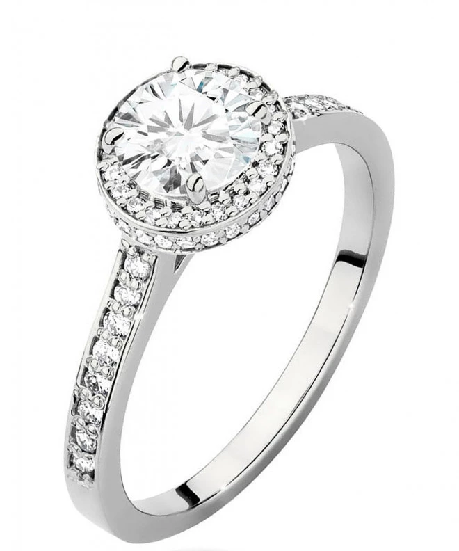Inel Bonore - Aur Alb 585 - Diamant 0,7 ct 117265