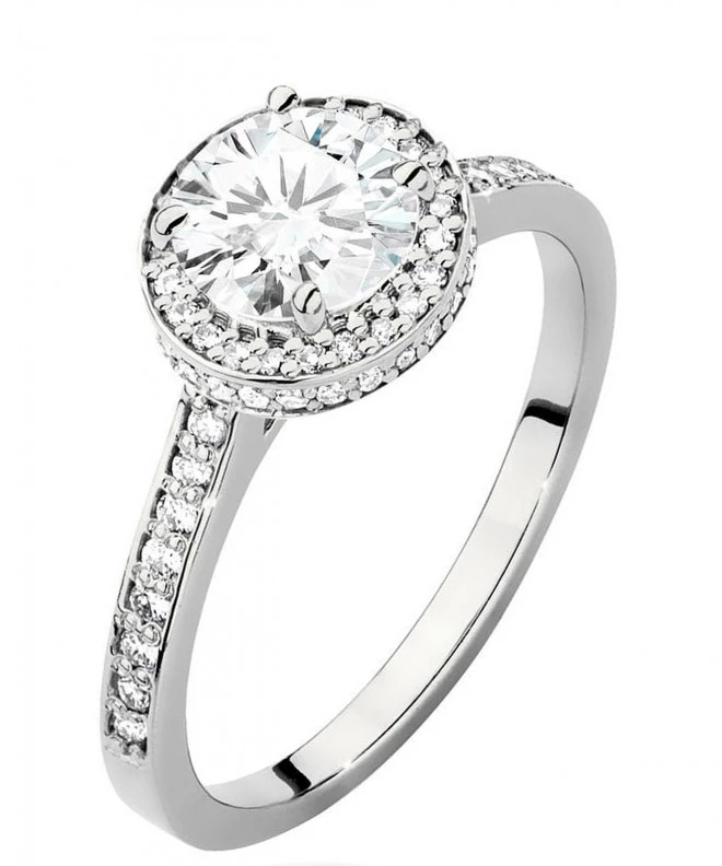 Inel Bonore - Aur Alb 585 - Diamant 1 ct 118290
