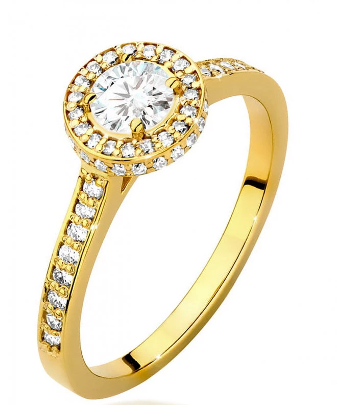Inel Bonore - Aur 585 - Diamant 0,4 ct 91334