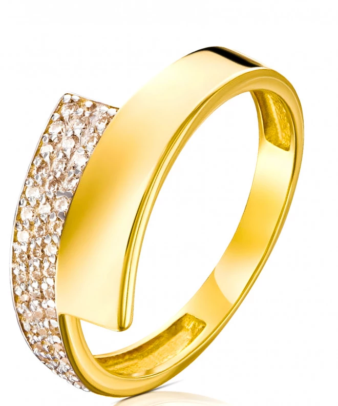 Inel Bonore - Aur 585 - Cubic Zirconia 135206